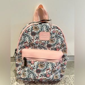 Disney Minnie floral mini backpack NWT